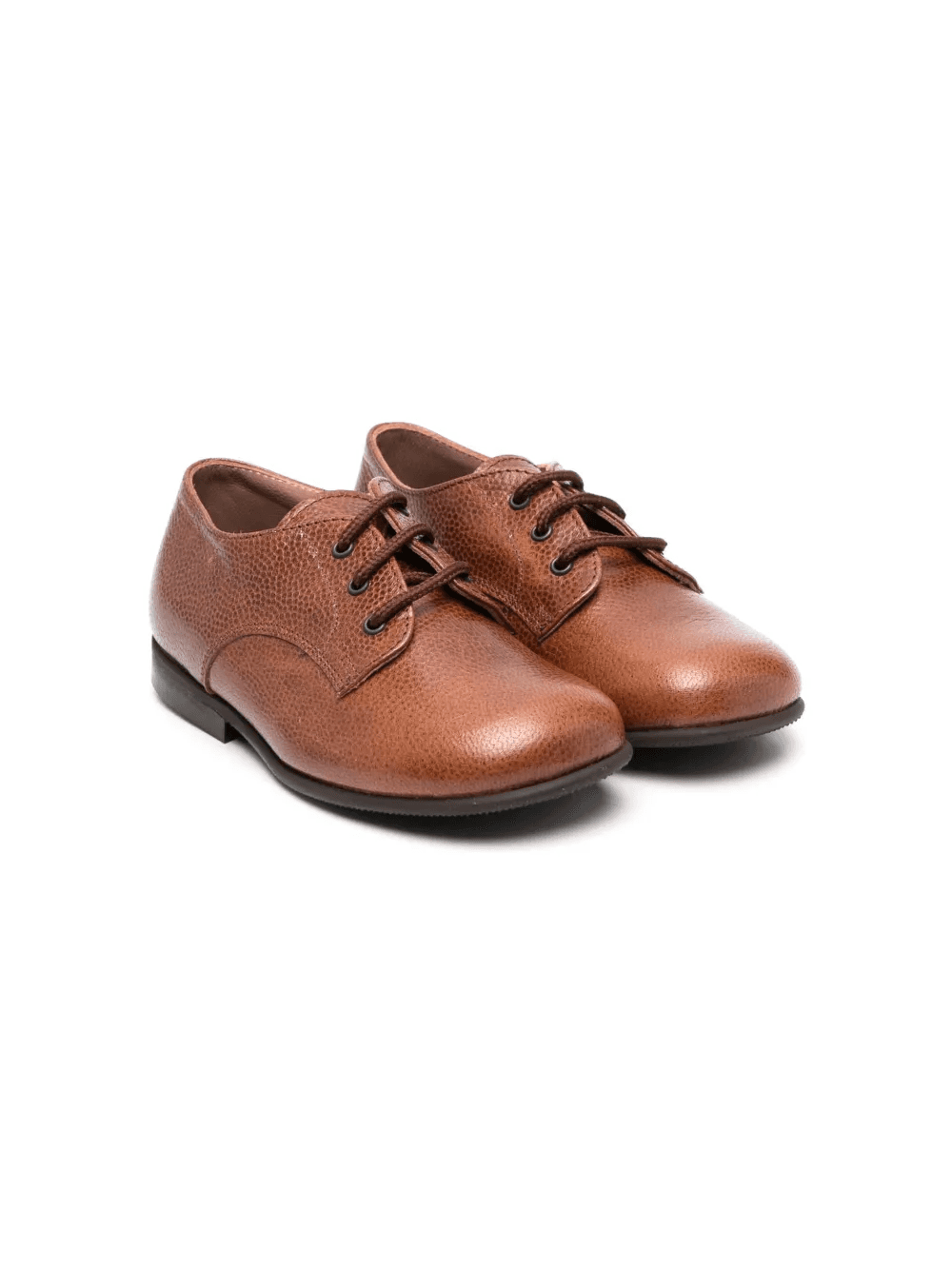 pebbled-leather Derby shoes - Image 1