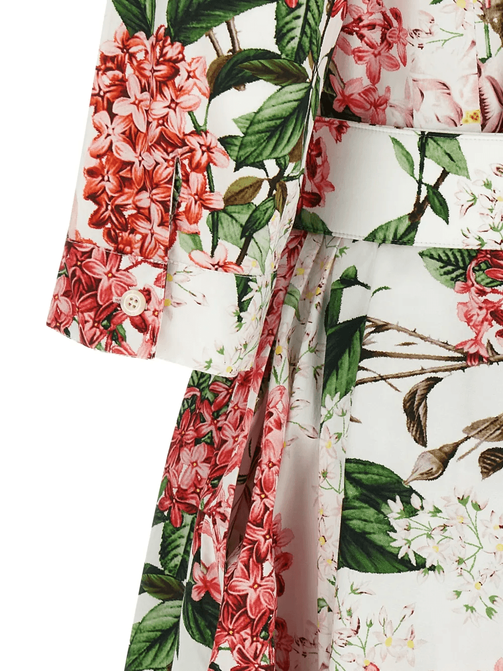 Abelia floral-print belted midi dress - Image 1