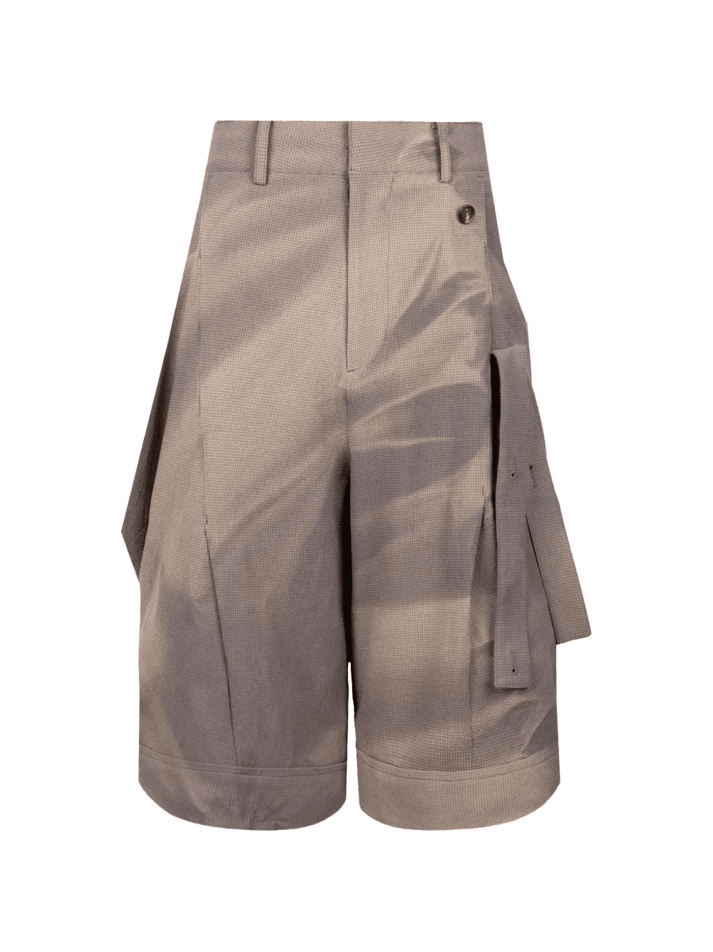 sun-bleached layered strap half  shorts - Image 1