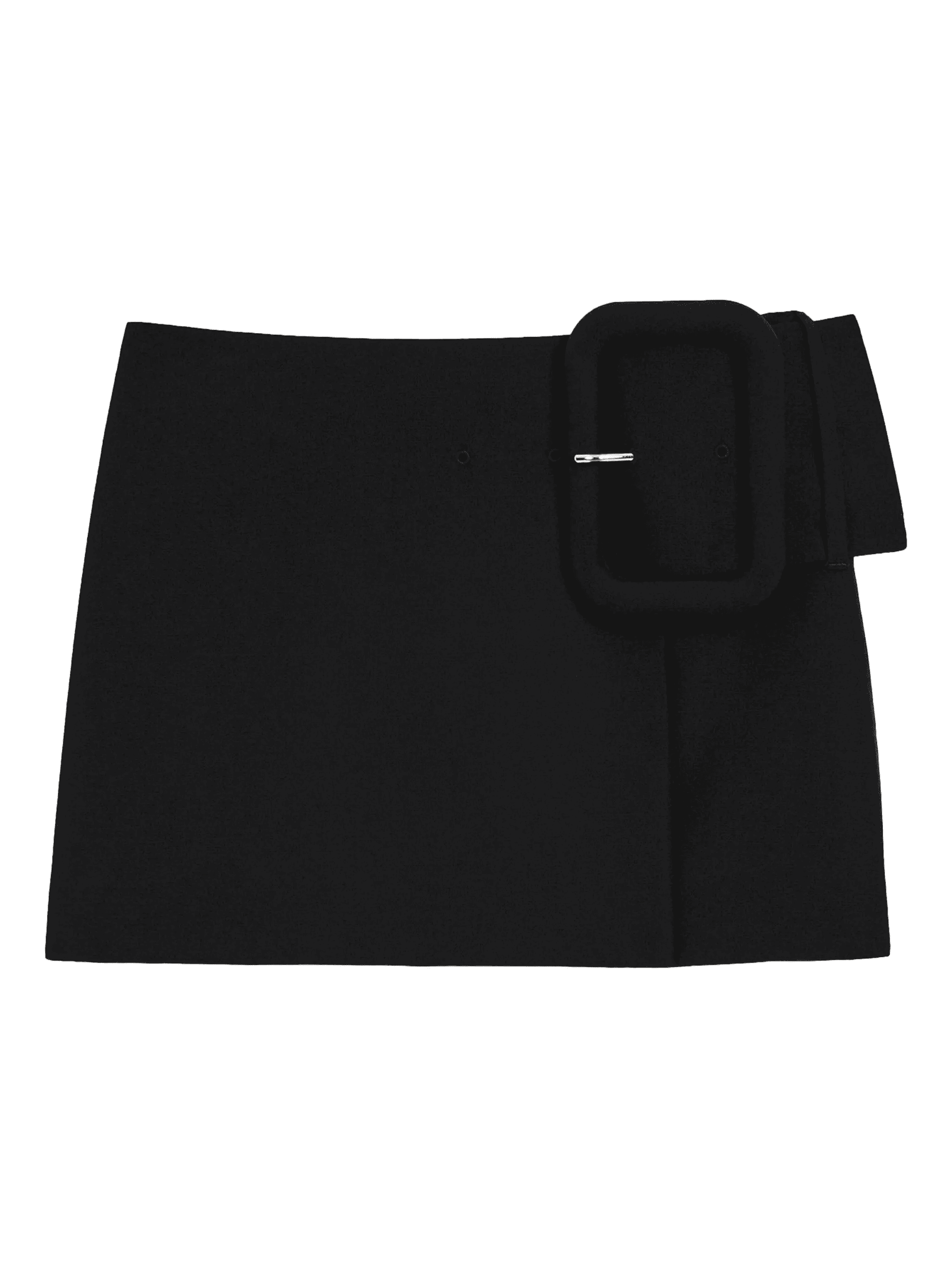 buckle belted mini skirt - Image 1