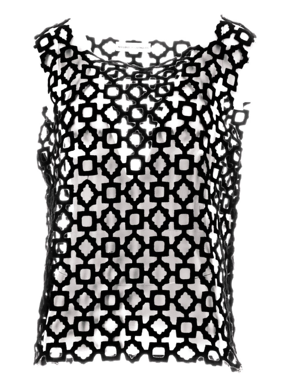 Carta geometric-lace tank top - Image 1