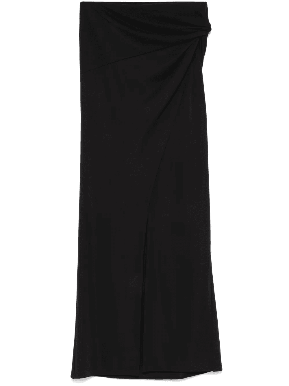 wrap-effect midi skirt - Image 1