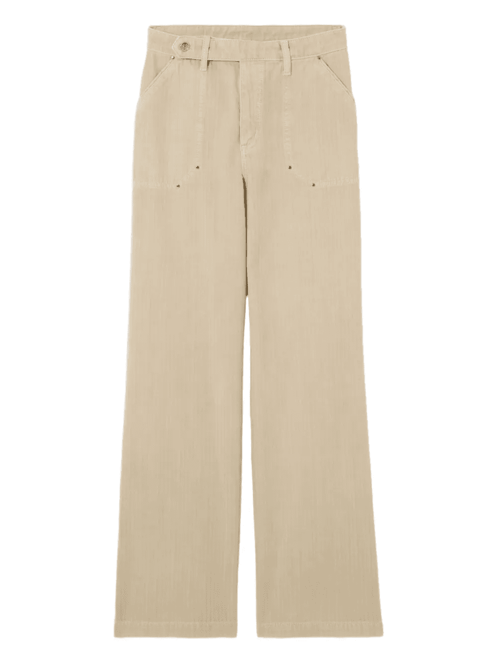 herringbone straight-leg jeans - Image 1