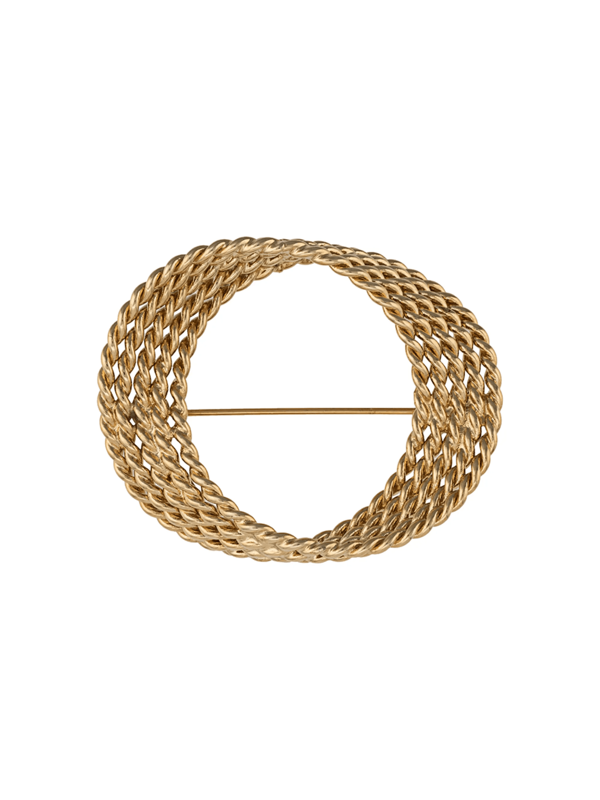 1970s wreath brooch - Image 1