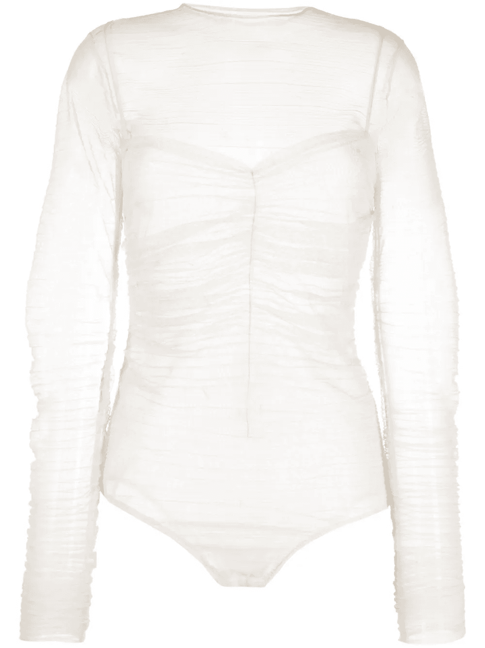 semi-sheer long-sleeved body - Image 1