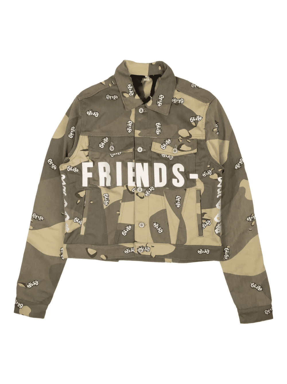 x Vlone "Camo" denim jacket - Image 1