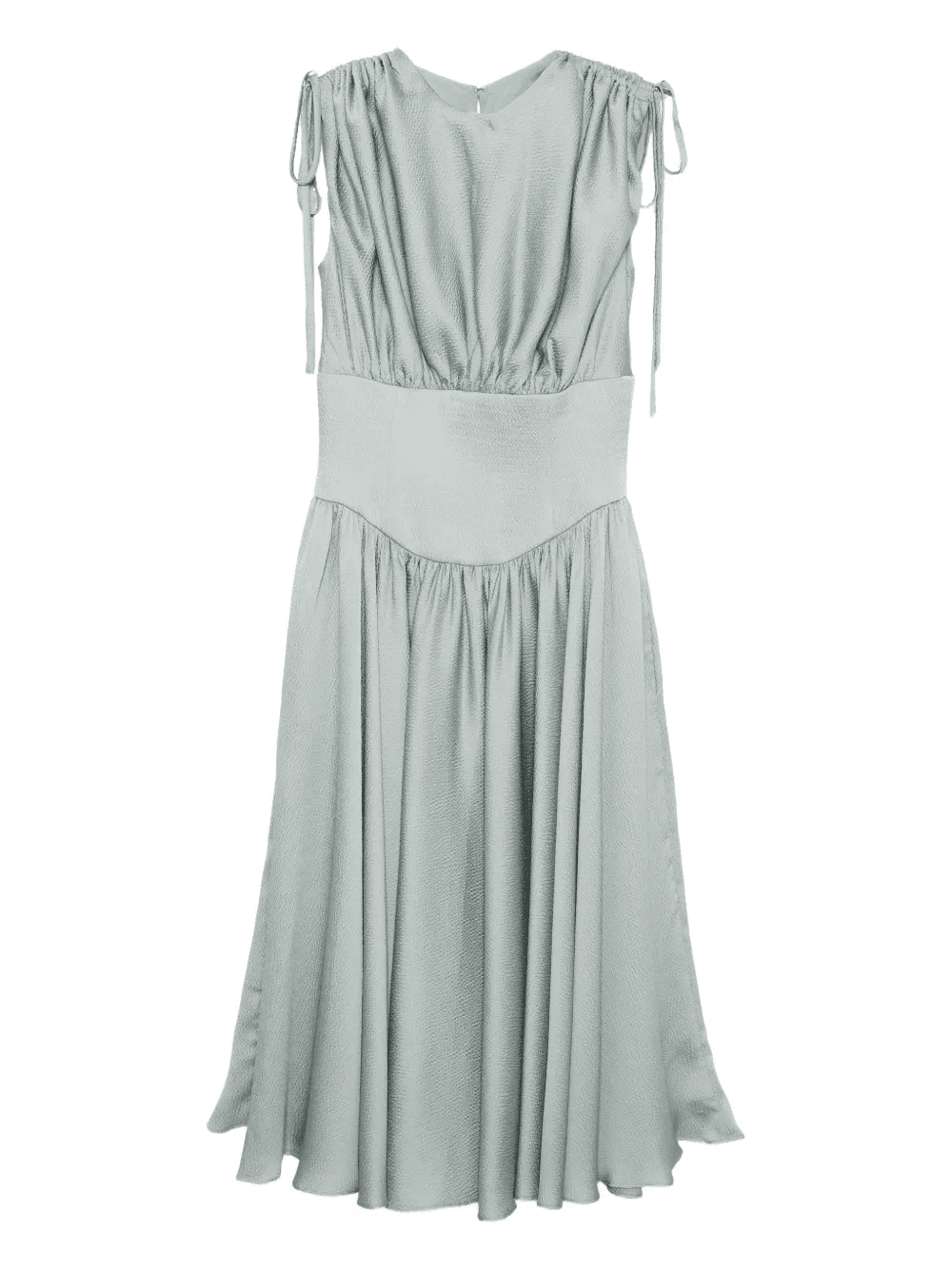 hammered satin dress - Image 1