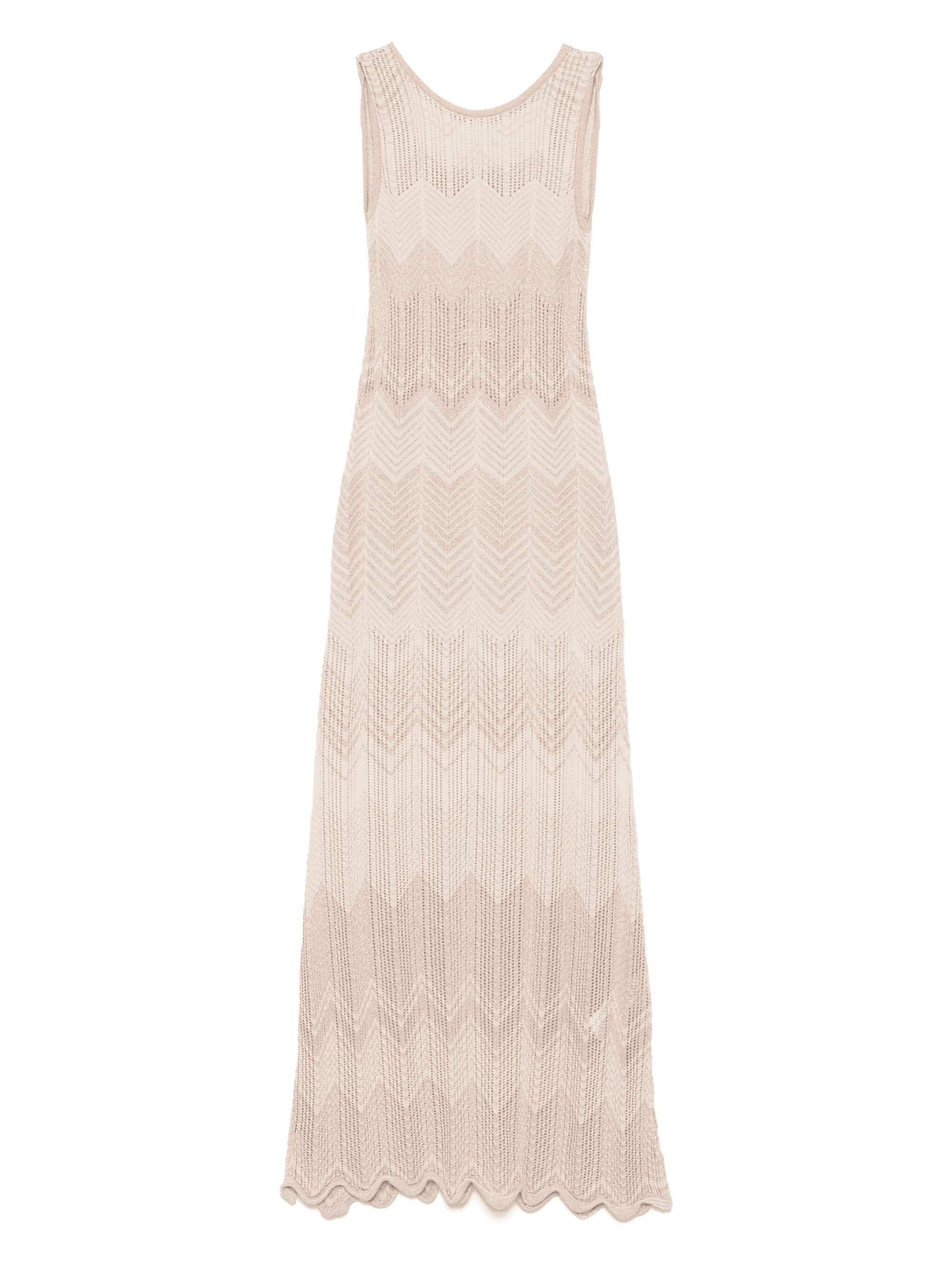 chevron-knit maxi dress - Image 1