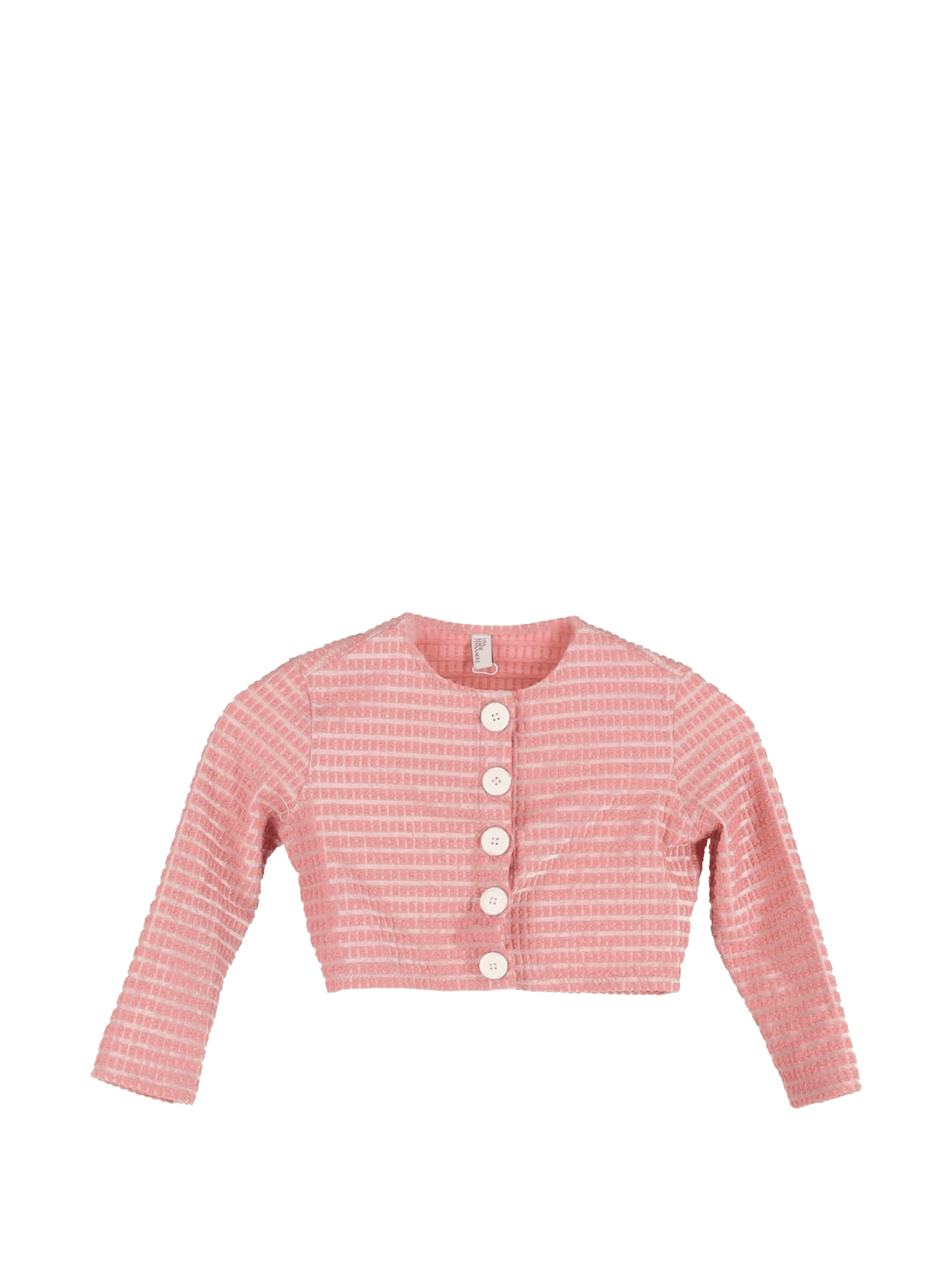 tweed cropped cardigan - Image 1