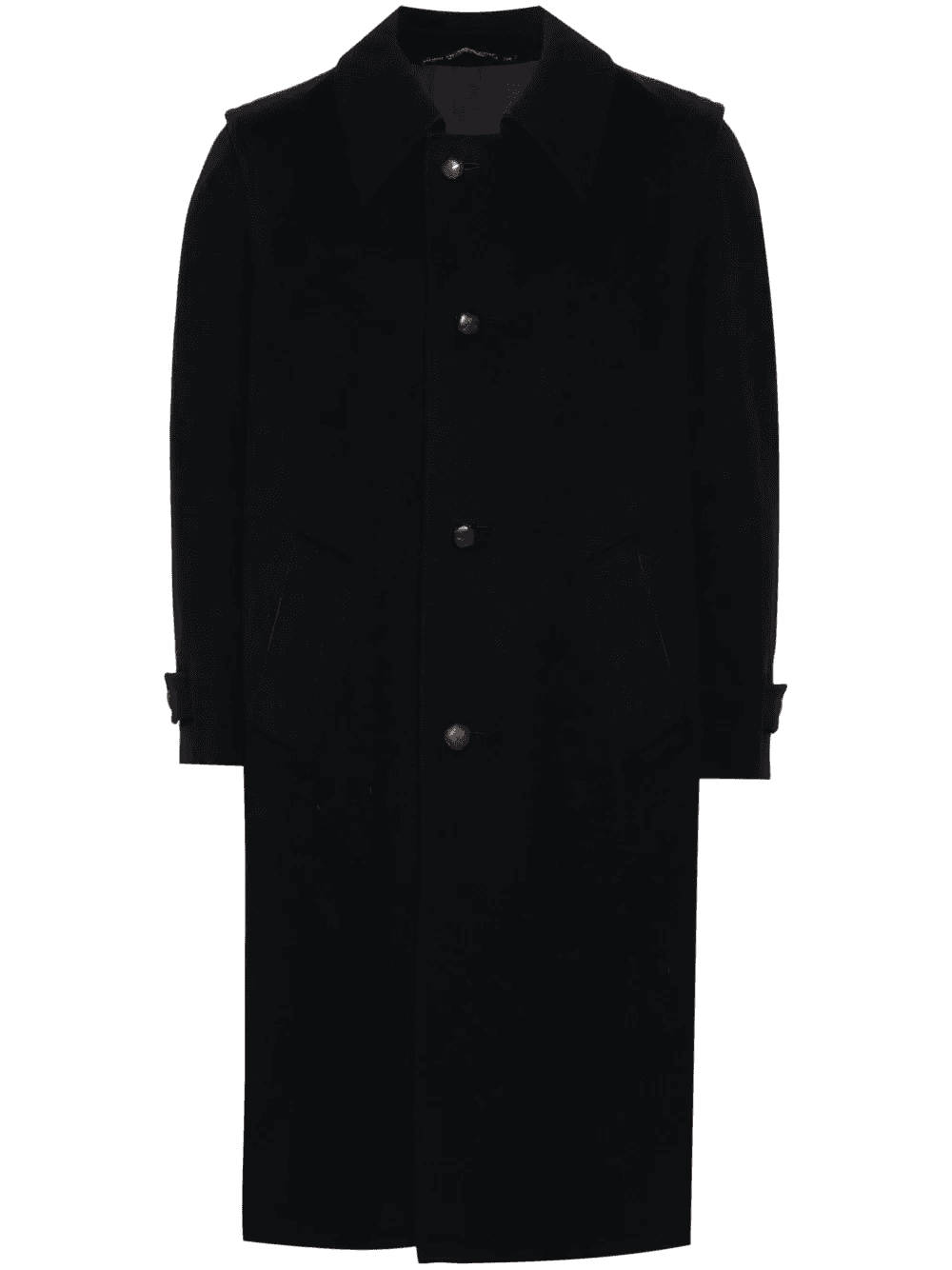 1970s double-breasted virgin wool coat - Image 1