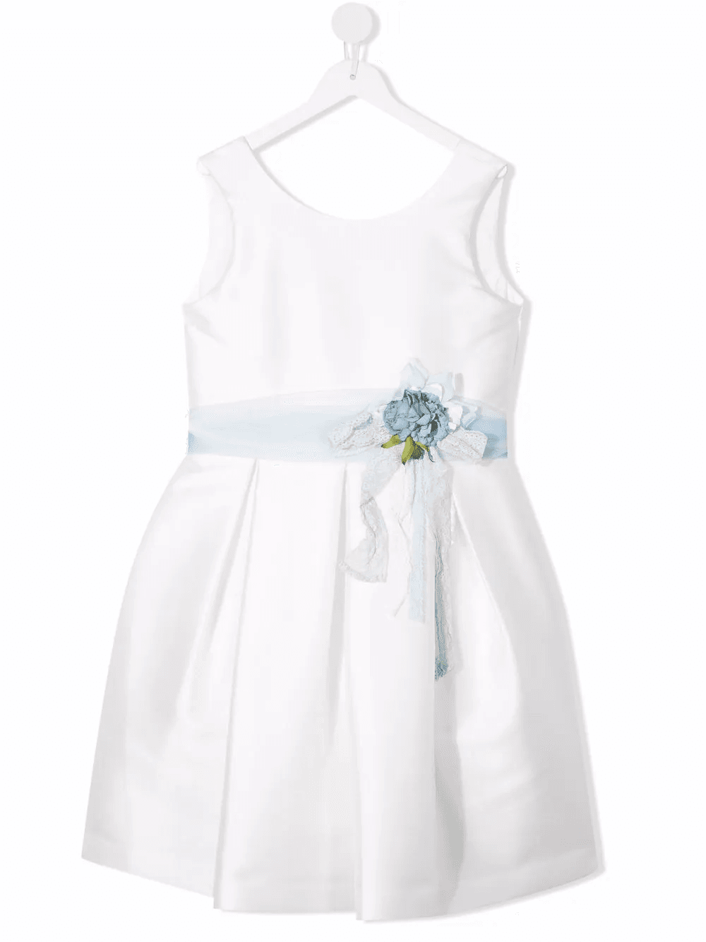 TEEN floral-appliqué sleeveless dress - Image 1