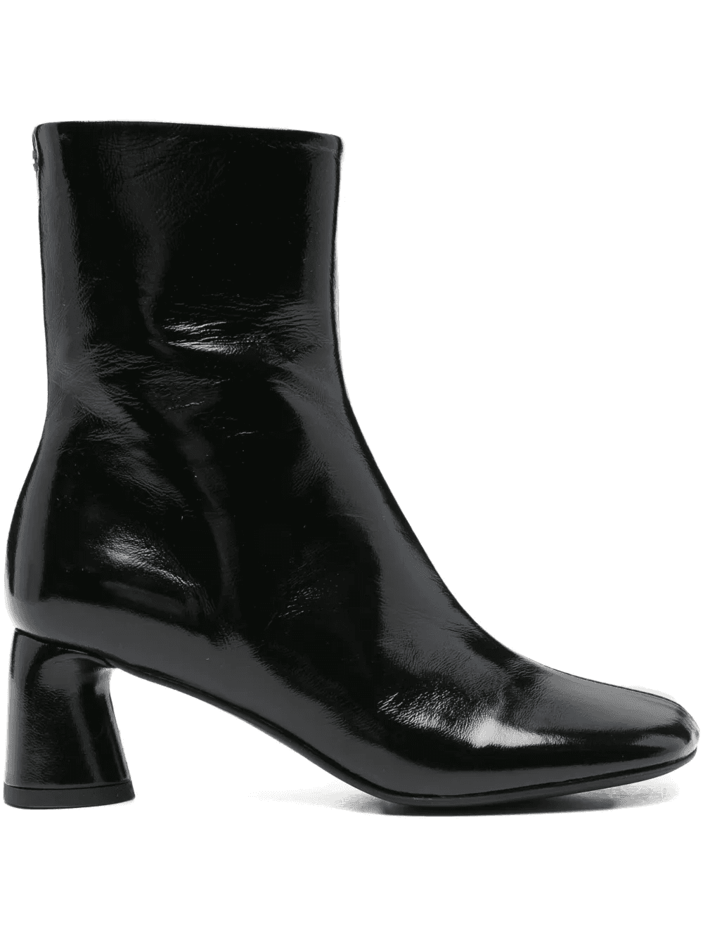 55mm patent leather block-heel boots - Image 1