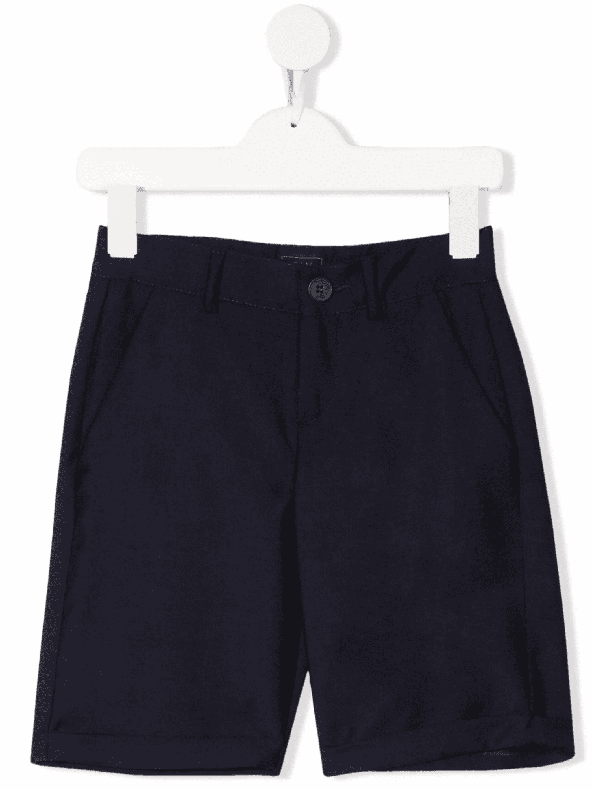 tailored wool shorts - Image 1