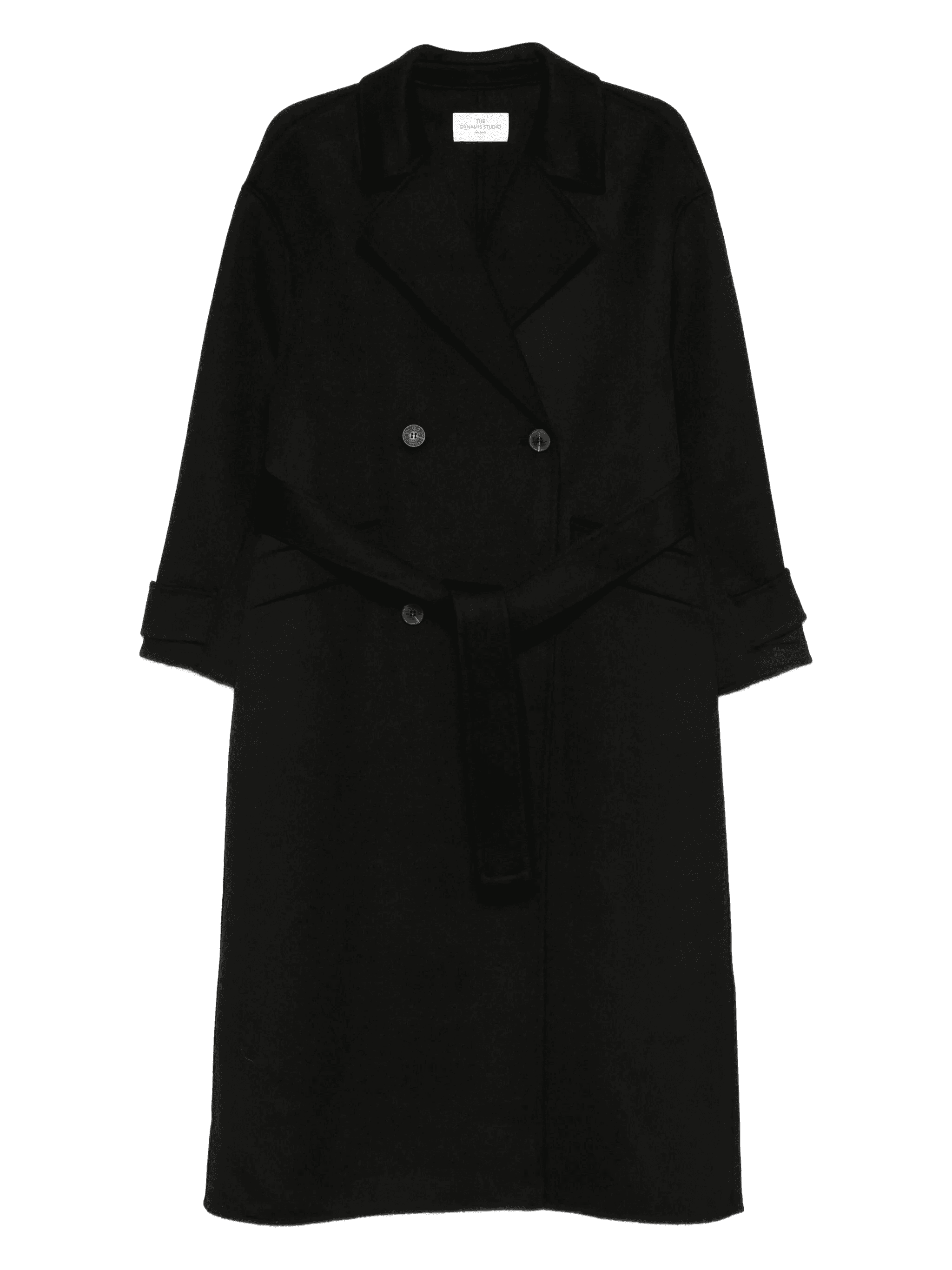 belted double-breasted coat - Image 1