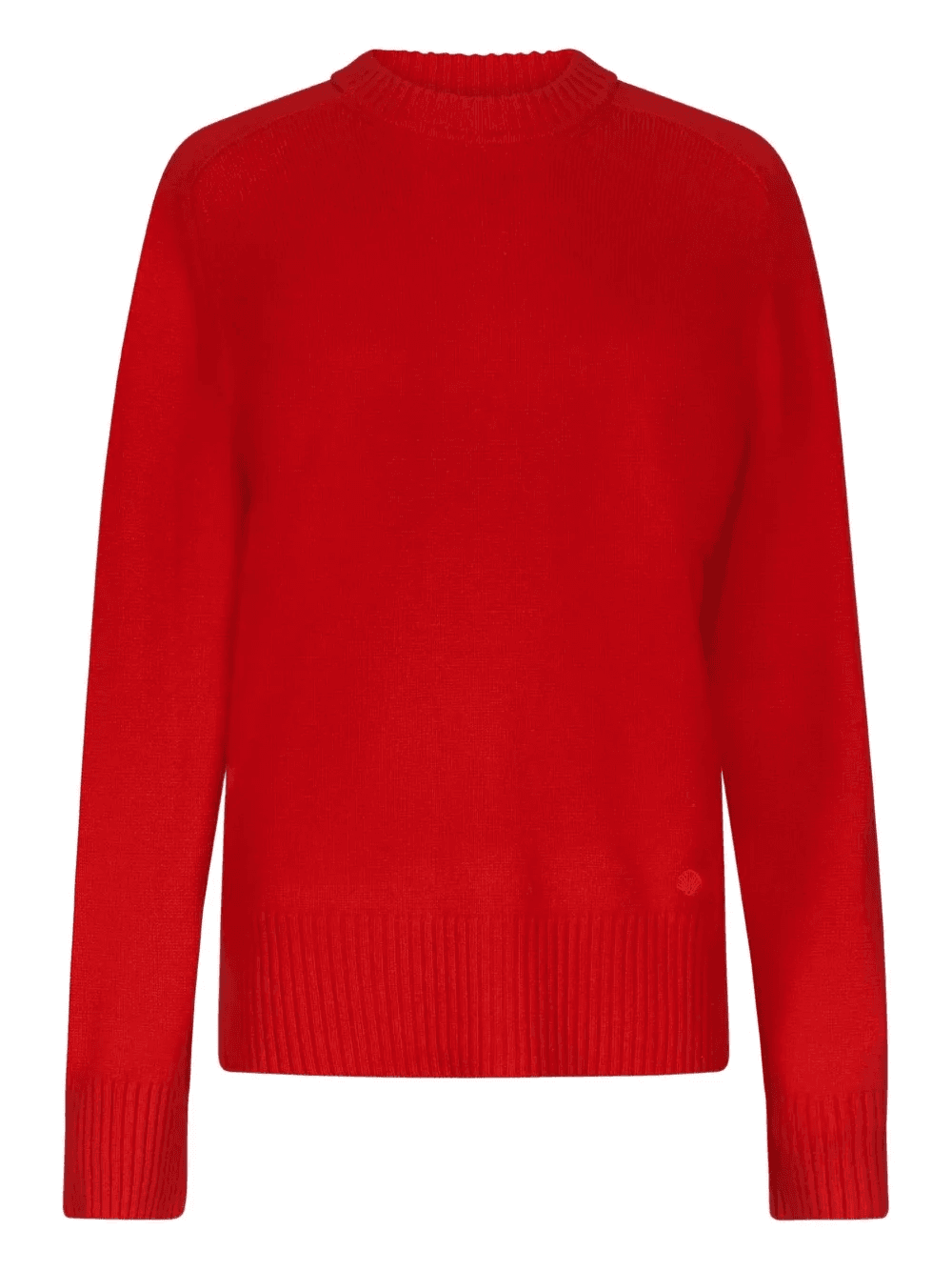 drop shoulder ribbed sweater - Image 1