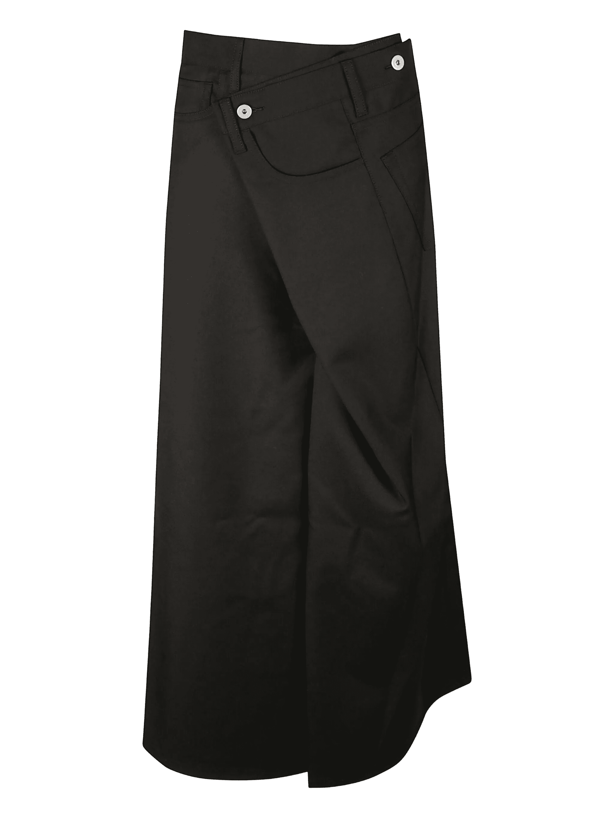 folded maxi skirt - Image 1