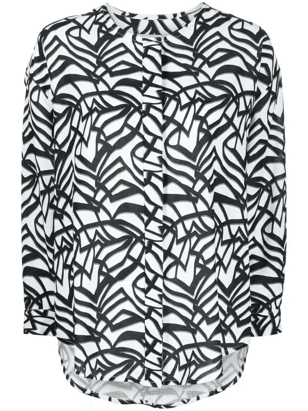 Geometric-print Cairo shirt - Image 1