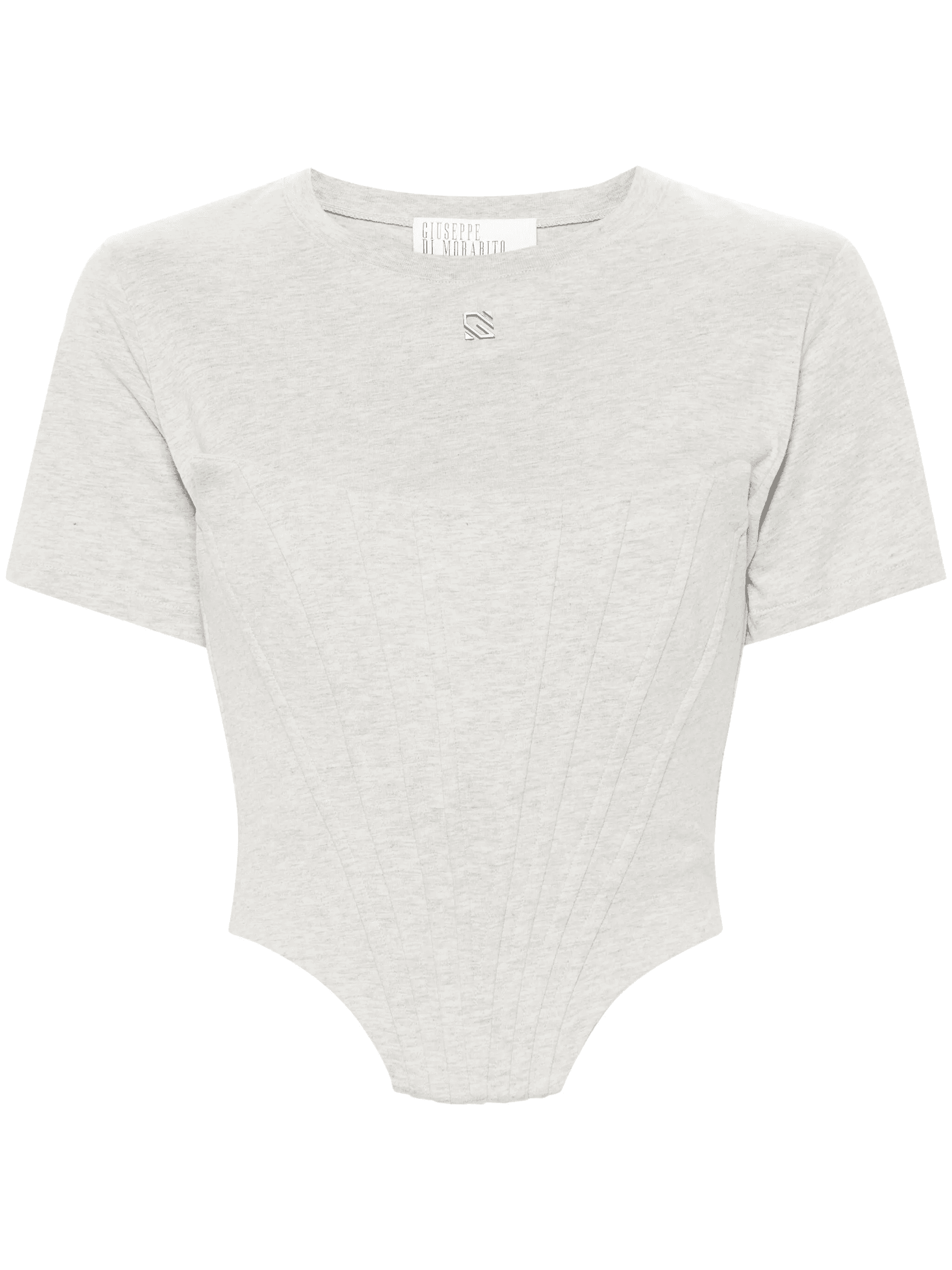 corset-layer cotton T-shirt - Image 1