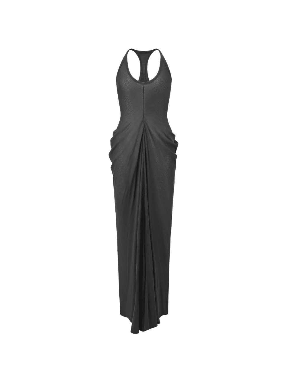 V-neck draped vest maxi dress - Image 1