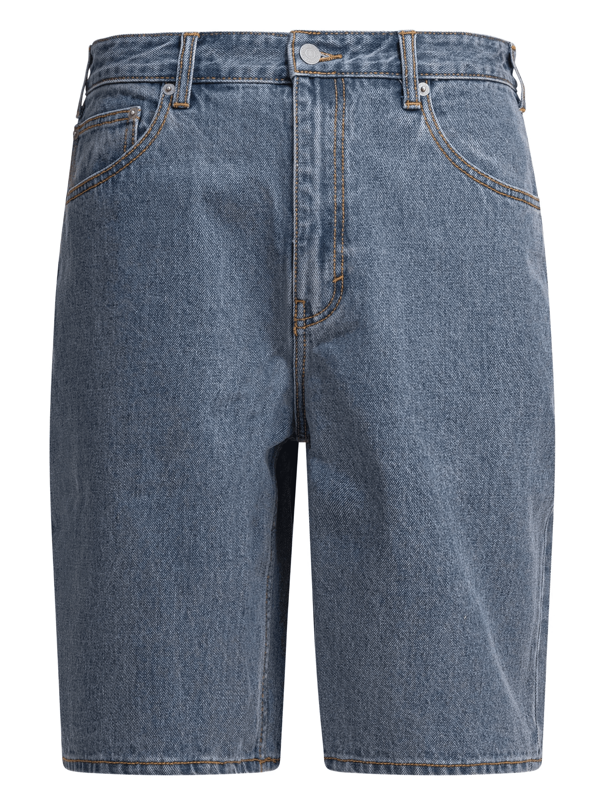 cotton denim shorts - Image 1