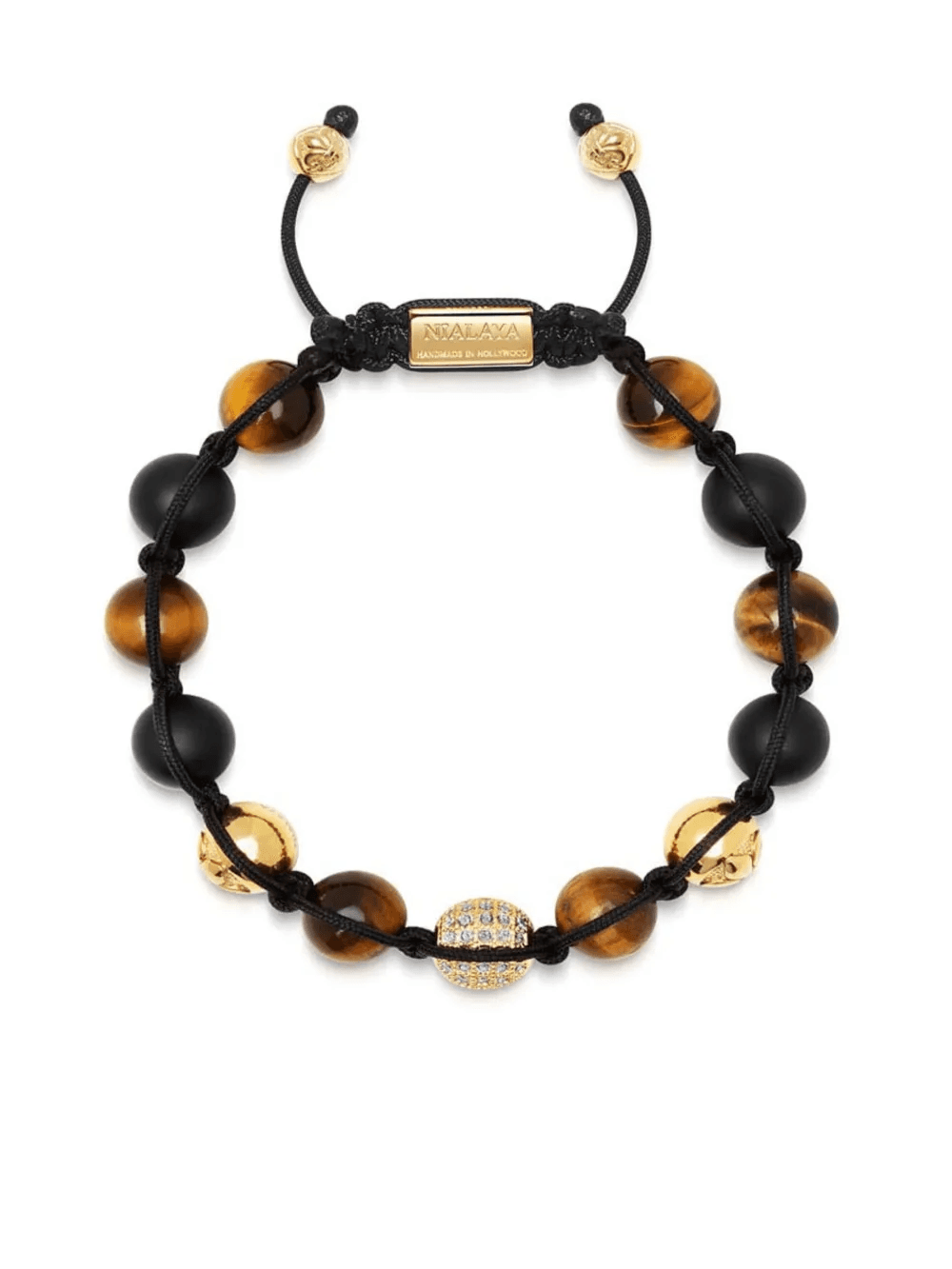 tiger-eye beaded bracelet - Image 1