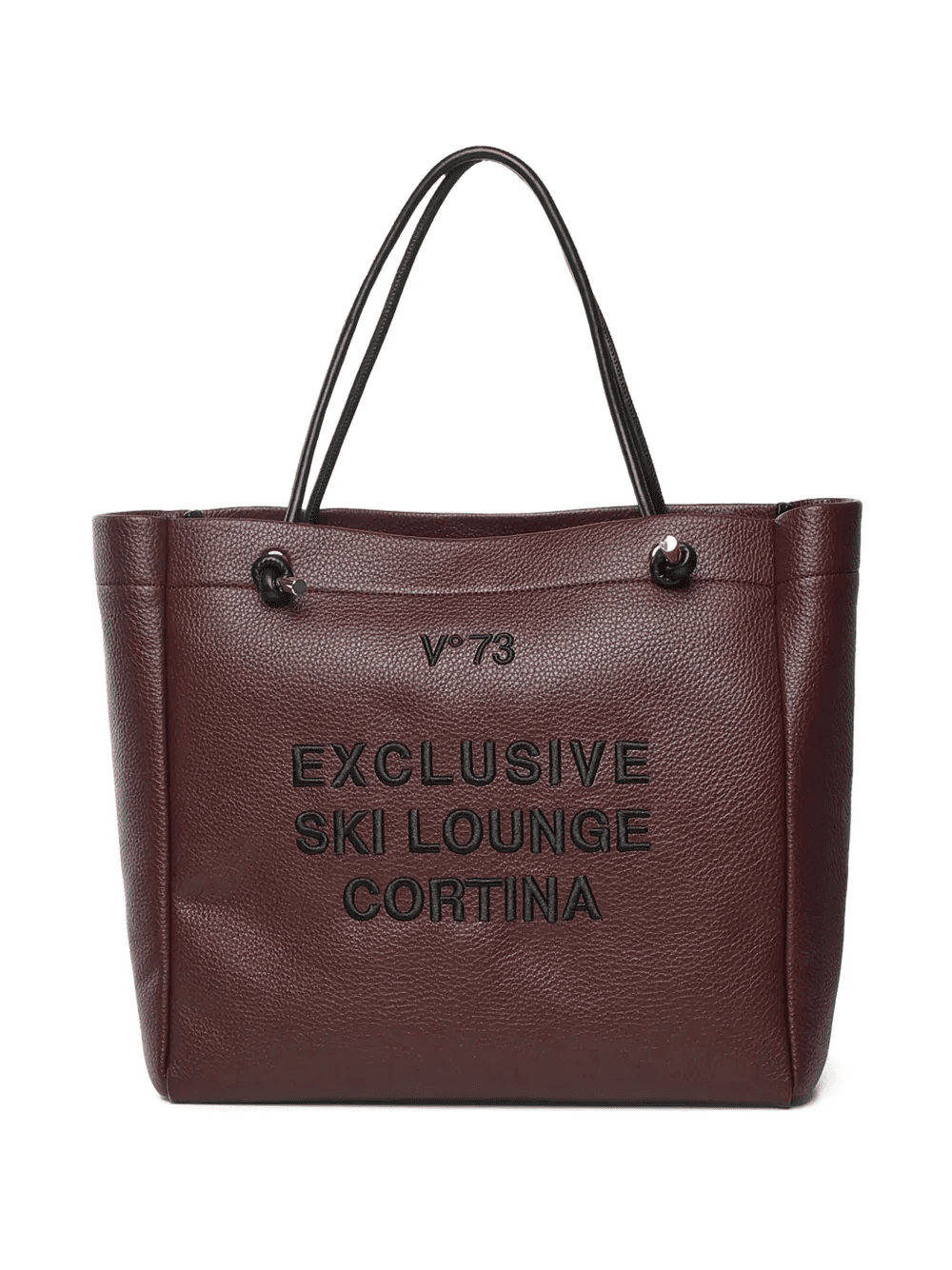 Cortina embroidered-lettering tote bag - Image 1