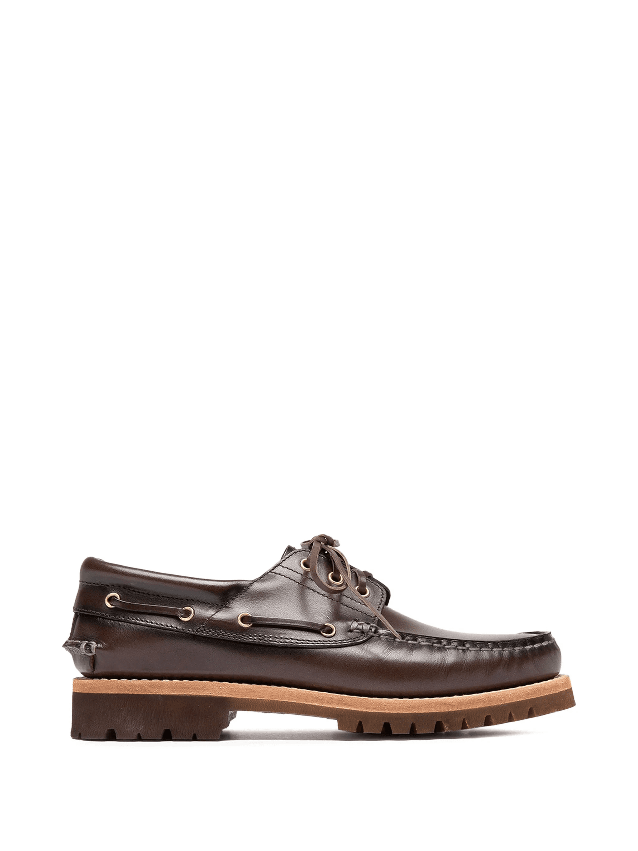 HERITAGE FLEXI 001 leather boat shoes - Image 1