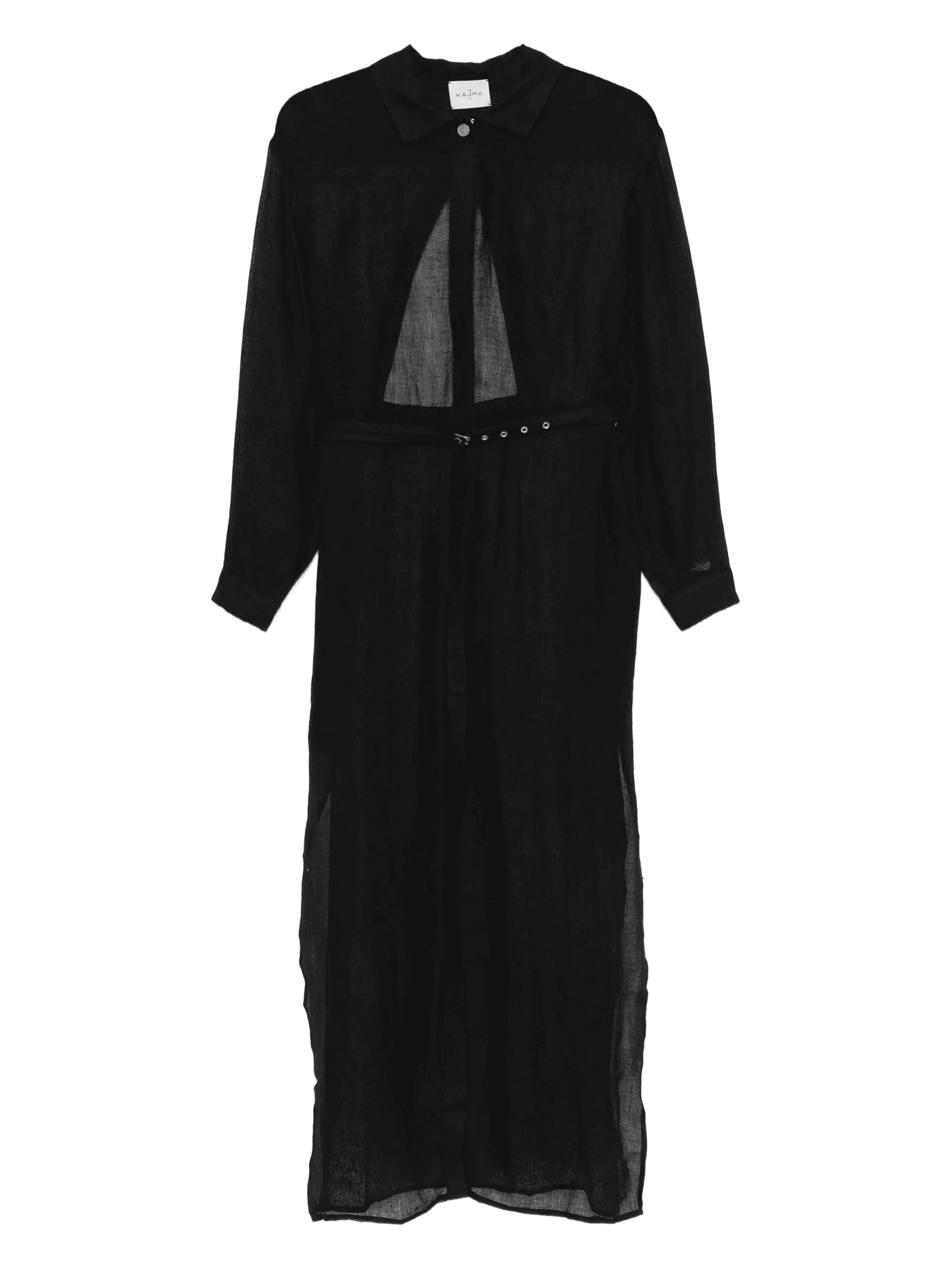 linen midi dress - Image 1