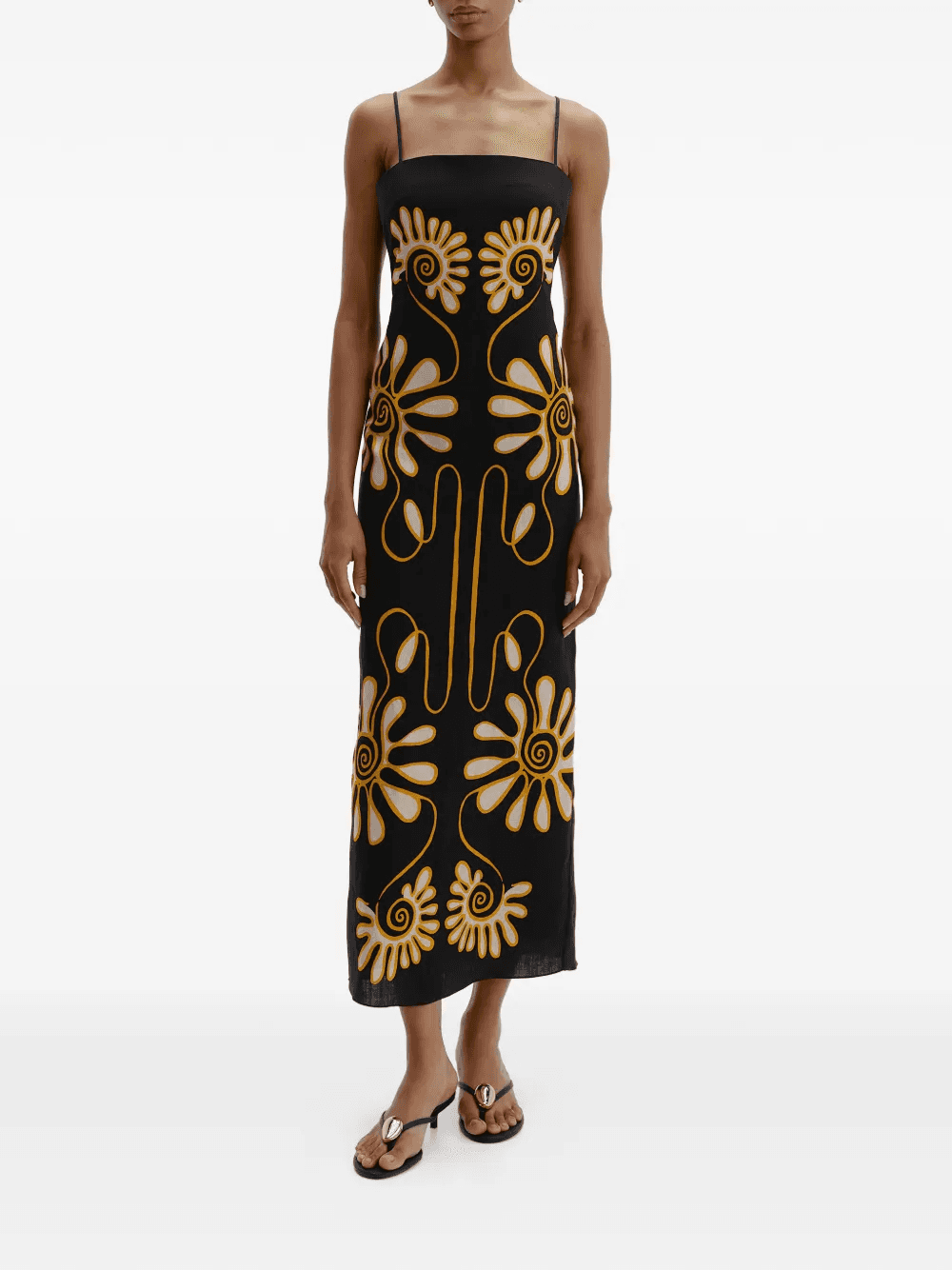 Samantha floral midi dress - Image 1