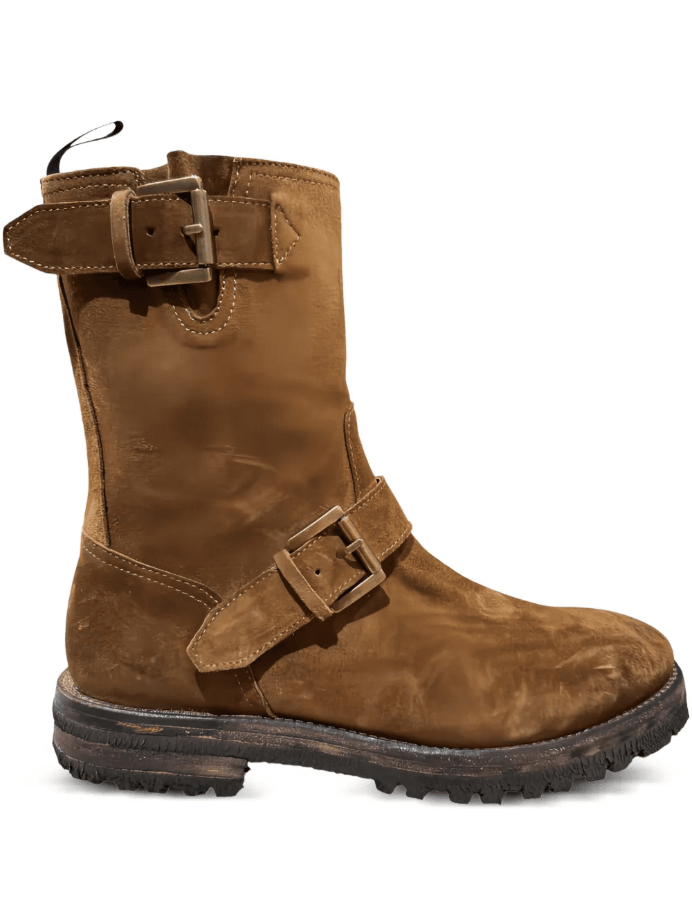 buckle zip-up biker boots - Image 1