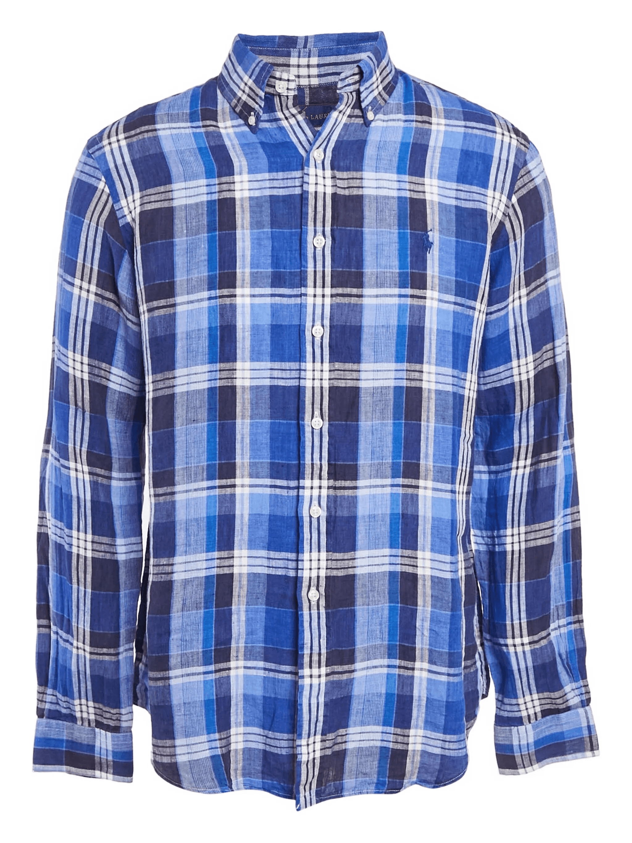 2024 checkered linen shirt - Image 1