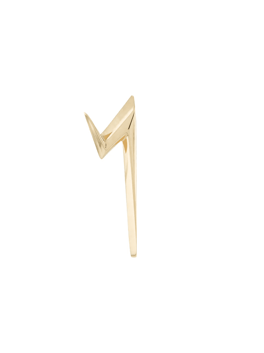 18kt yellow gold Thunderflash left stud earring - Image 1