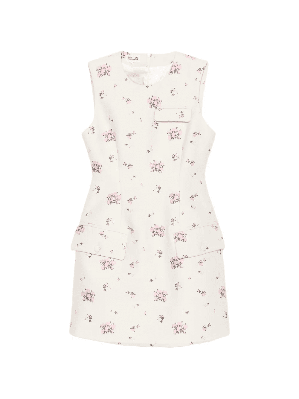 Amayah floral-print pocket mini dress - Image 1