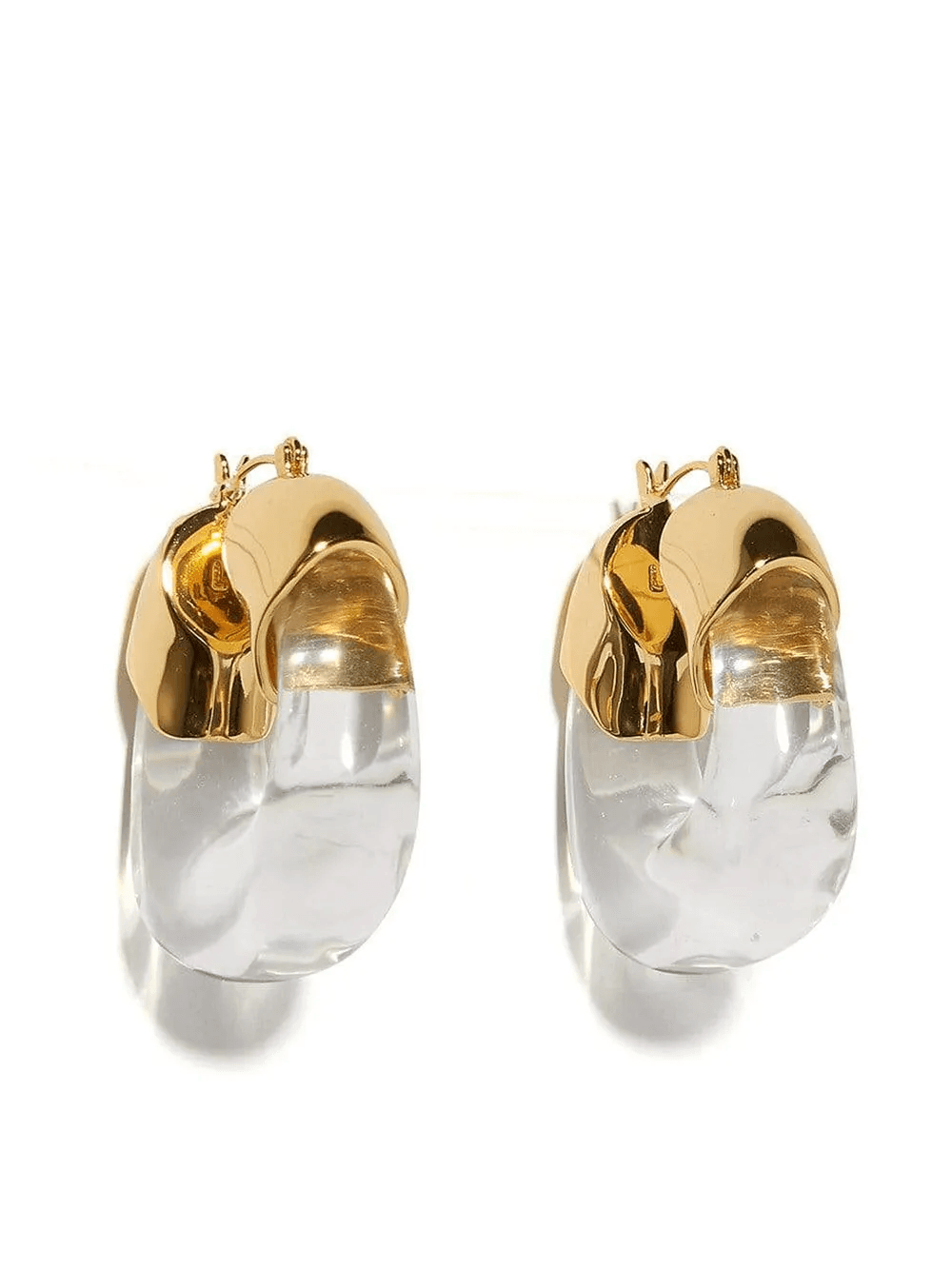 Organic hoop earrings - Image 1