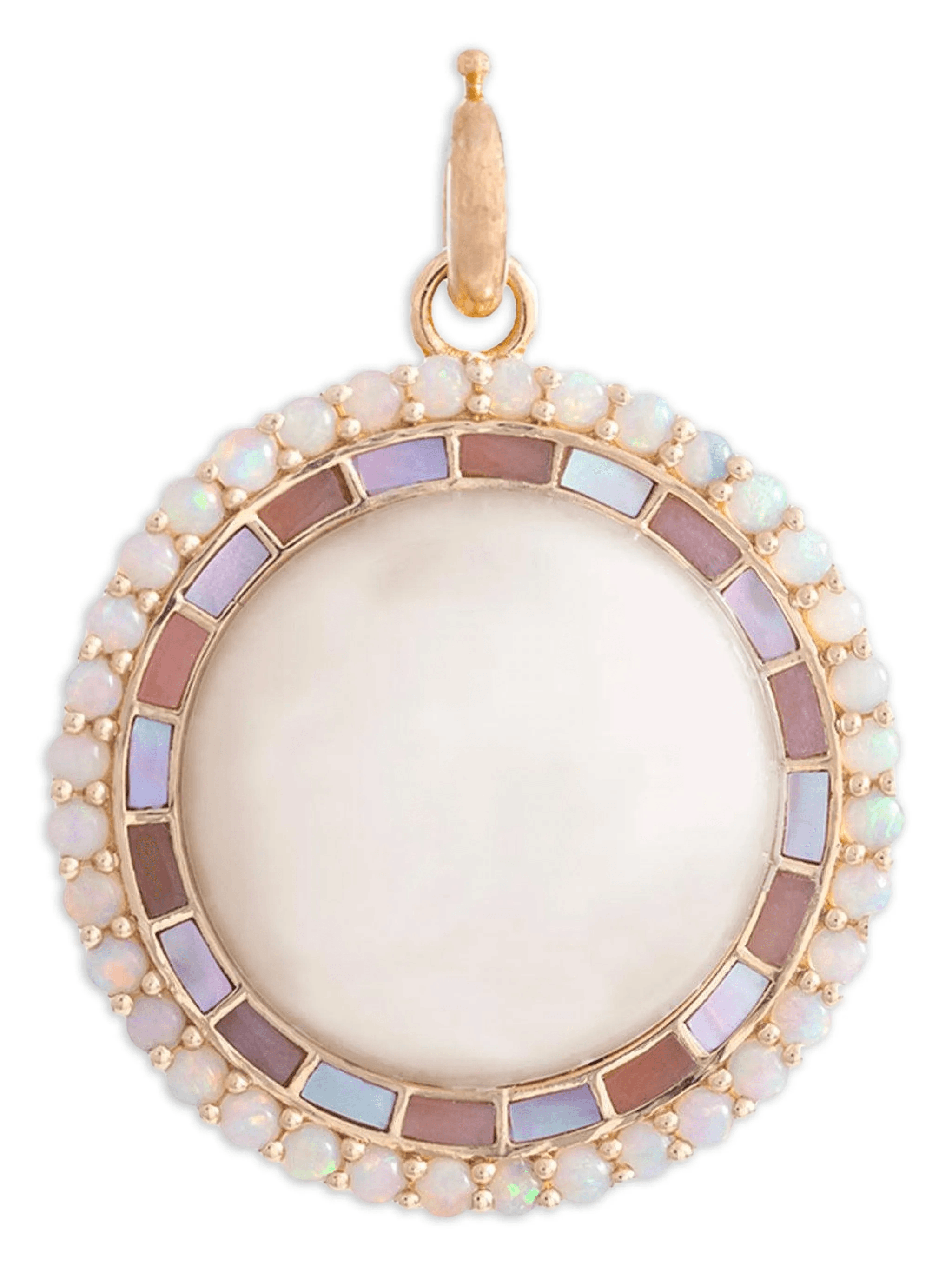 Josephine opal and pearl pendant - Image 1