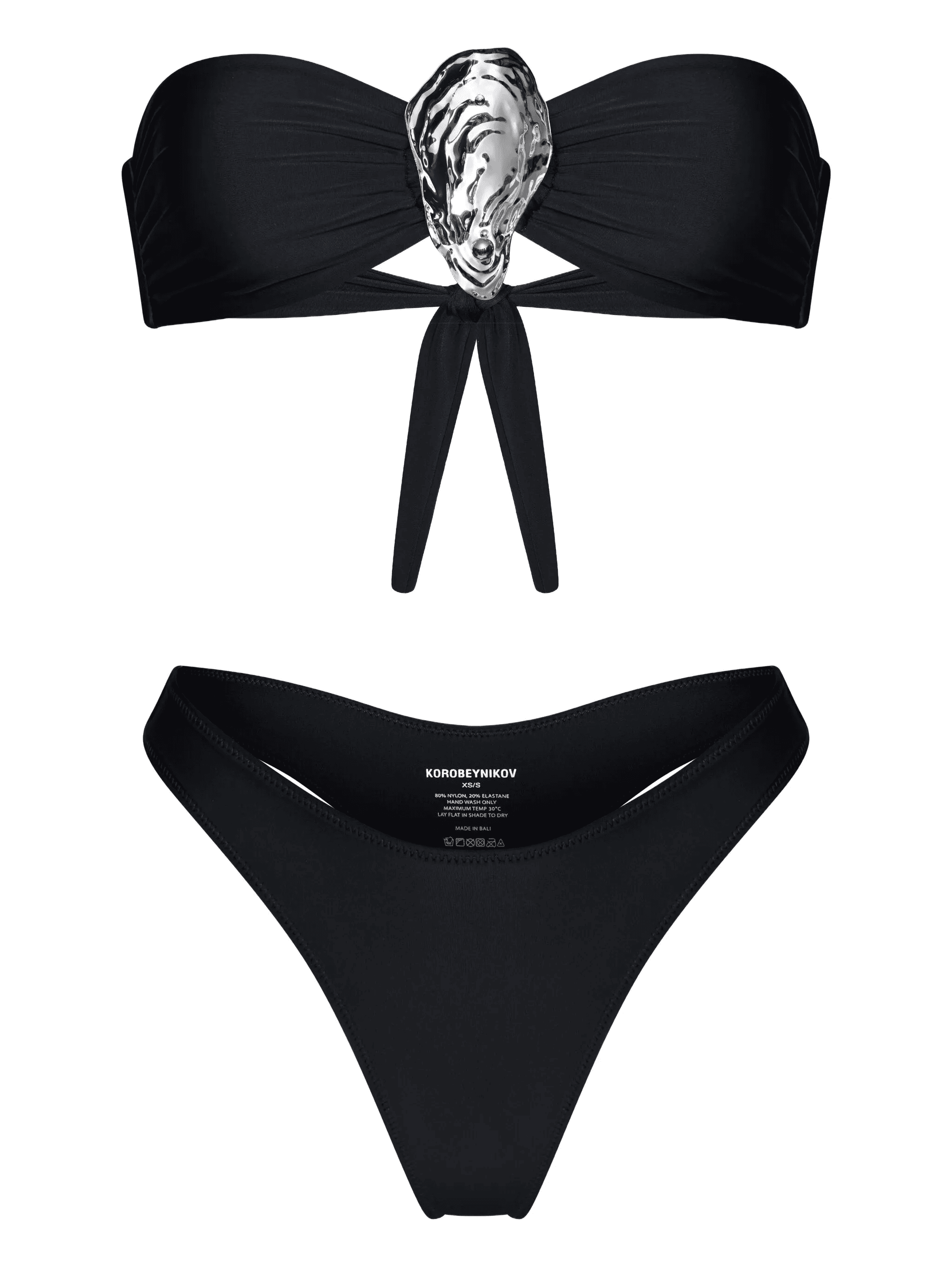 shell-embellished bikini - Image 1