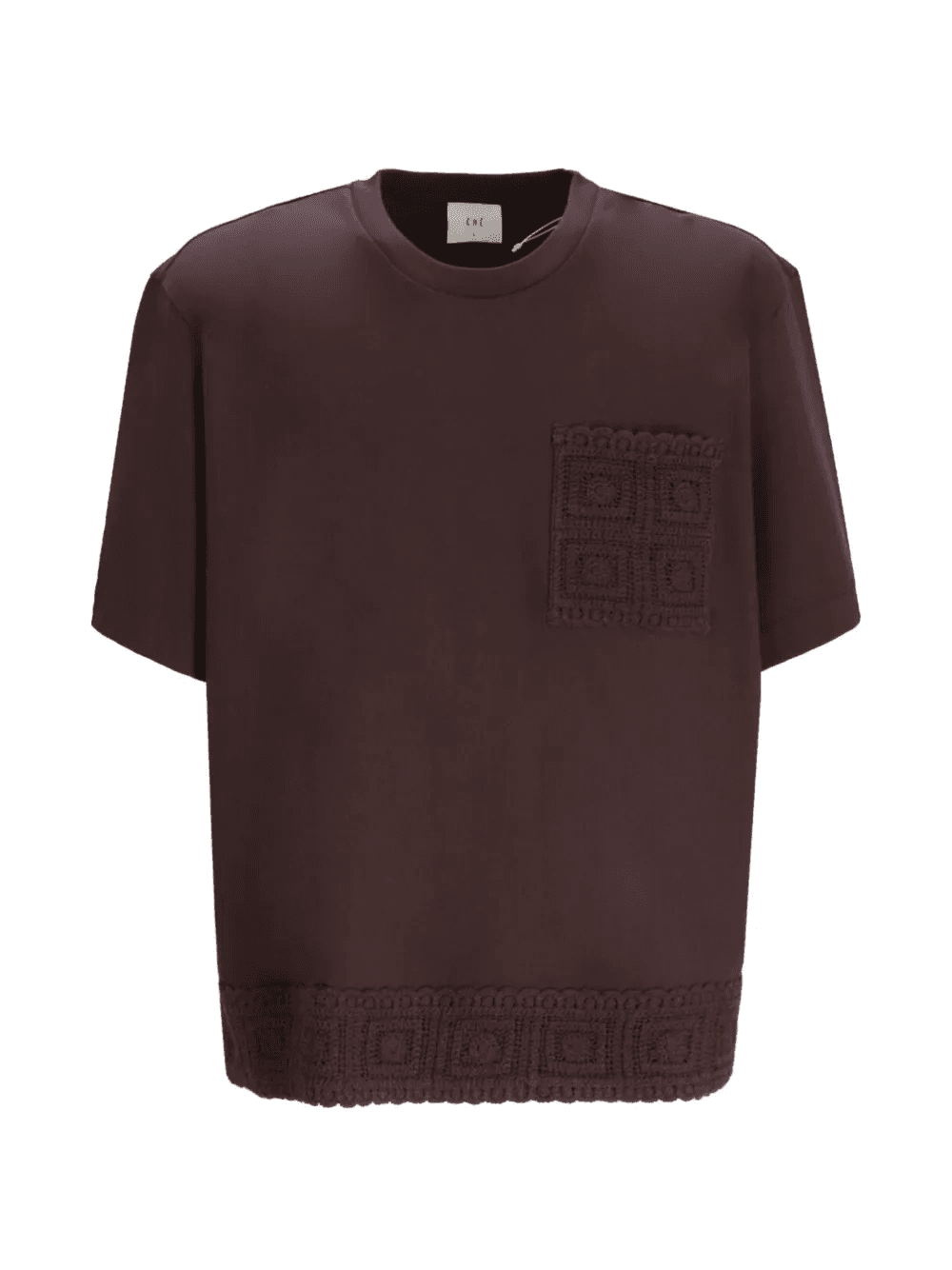 crochet pocket T-shirt - Image 1