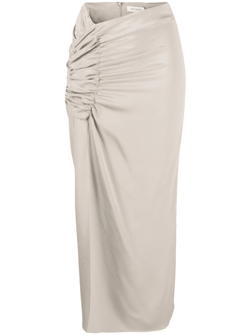 asymmetric-design maxi skirt - Image 1