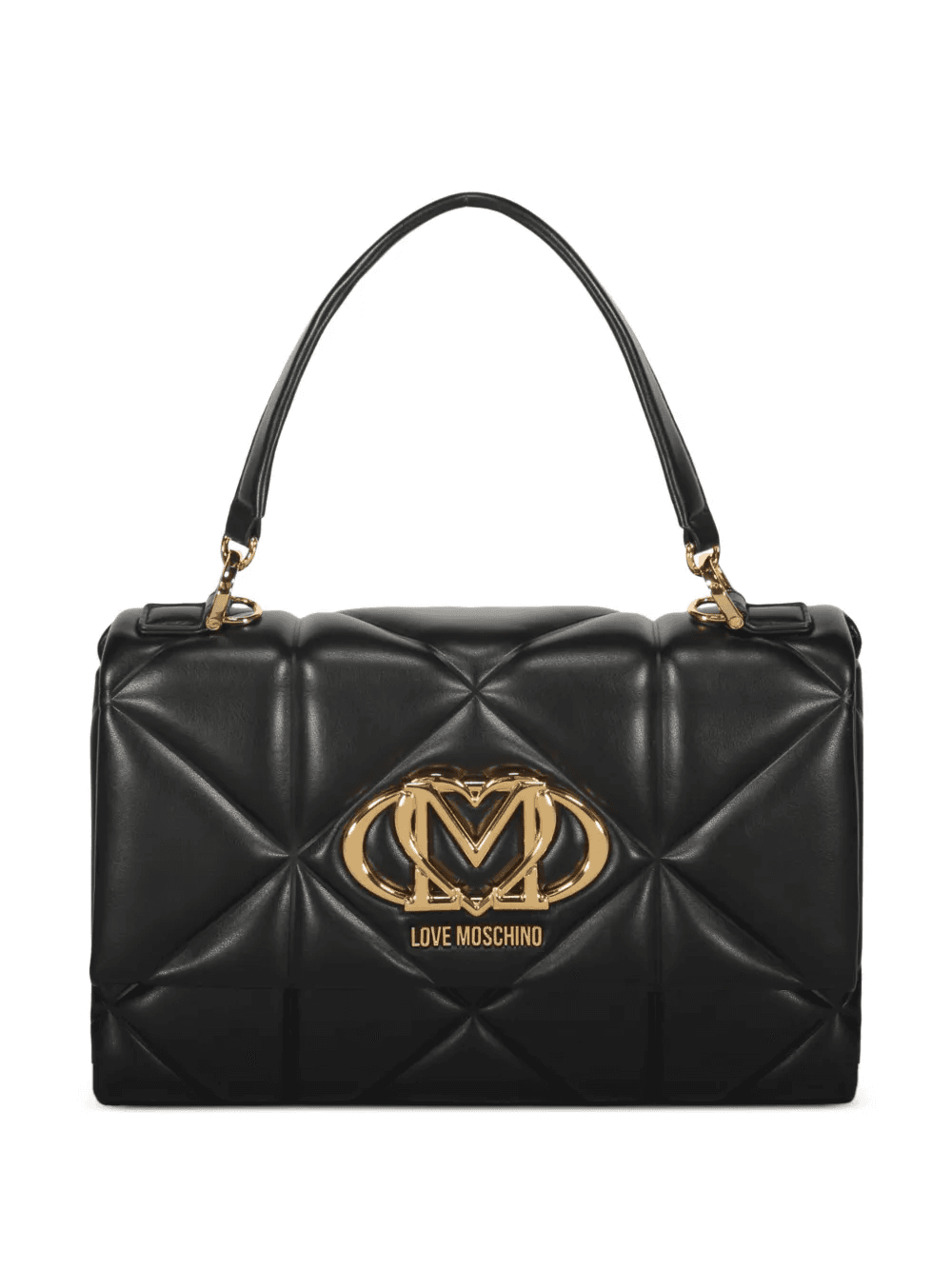 quilted logo tote bag - Image 1