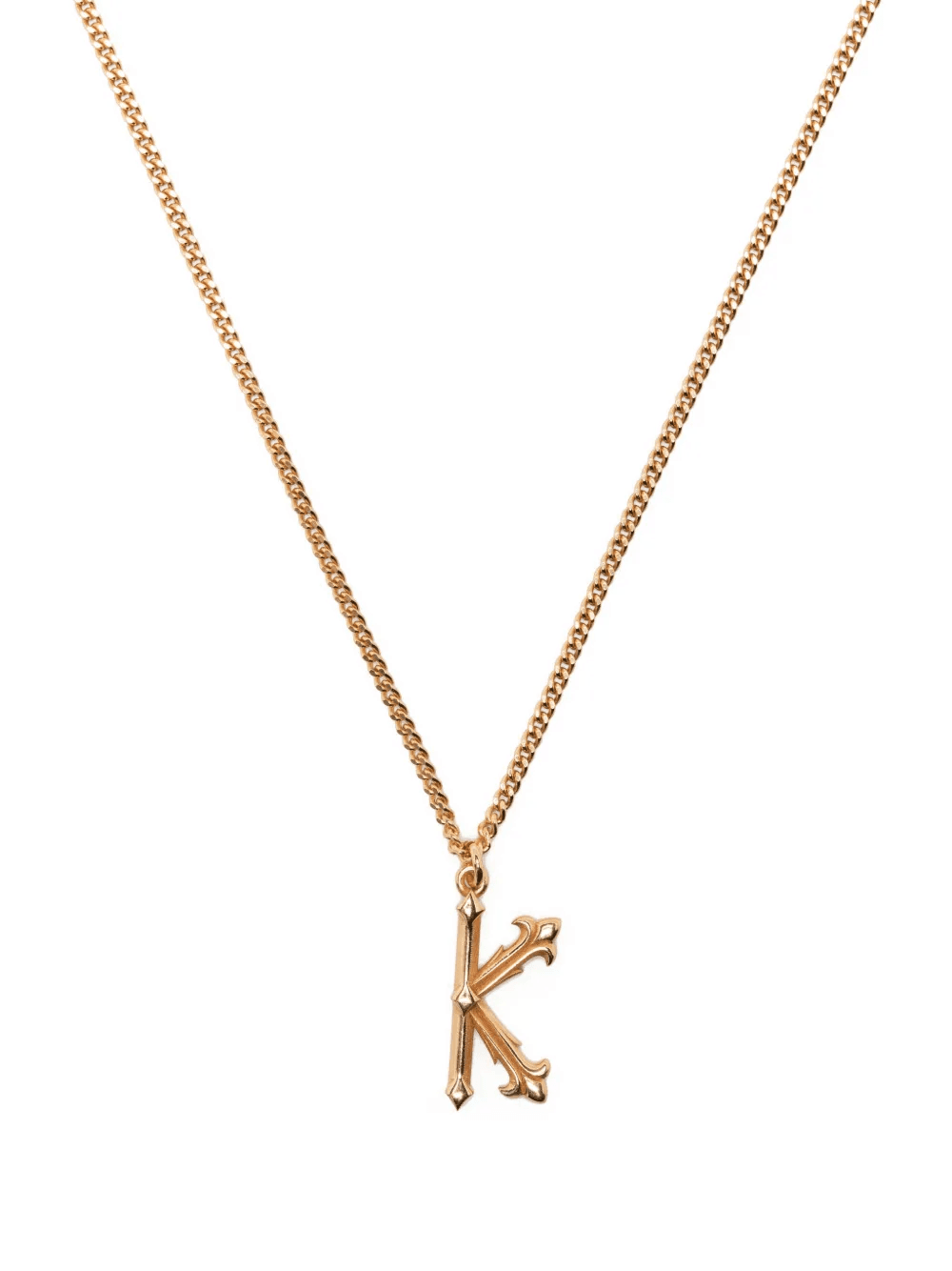 K letter pendant necklace - Image 1