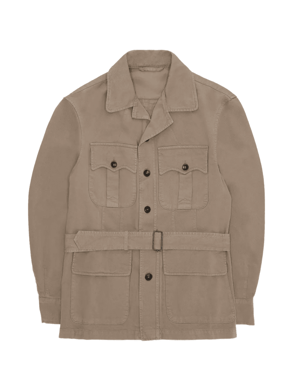 Clint belted chest-pockets jacket - Image 1