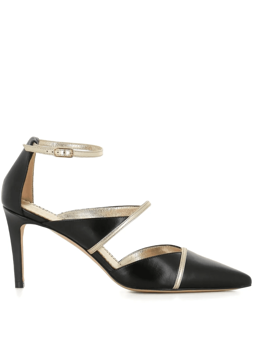 cut-out leather pumps - Image 1