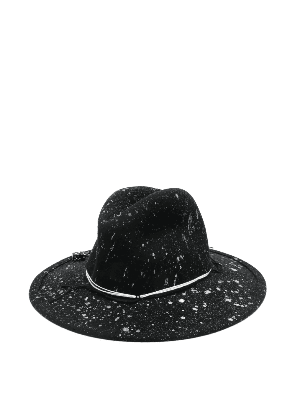 splatter-print fedora hat - Image 1
