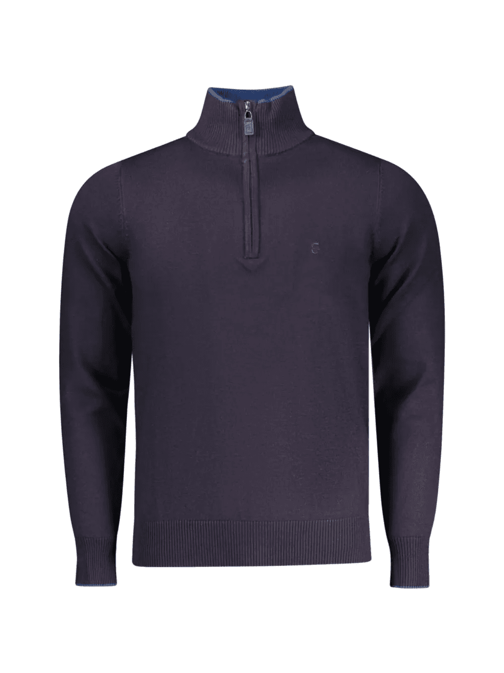 COVERI MOVING zip-fastening fine-knit sweater - Image 1