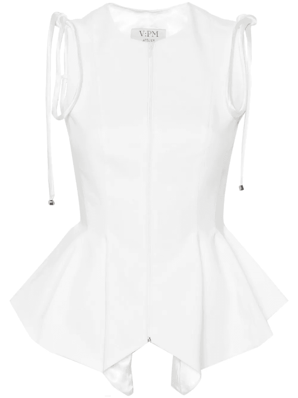 Koa strap-detail peplum top - Image 1