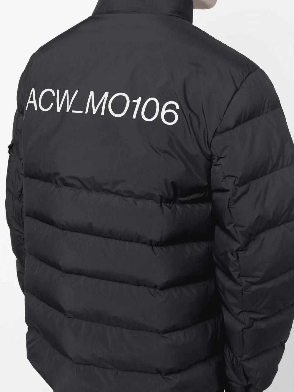 logo-print padded jacket — Image 2
