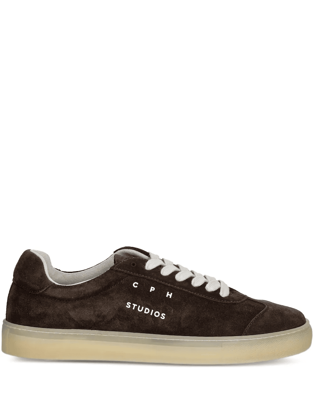 suede lace-up sneakers - Image 1