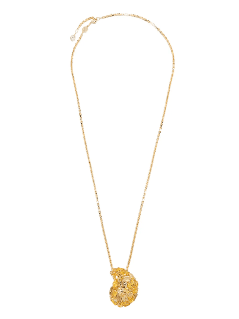Gema gold-tone yellow-stone necklace - Image 1