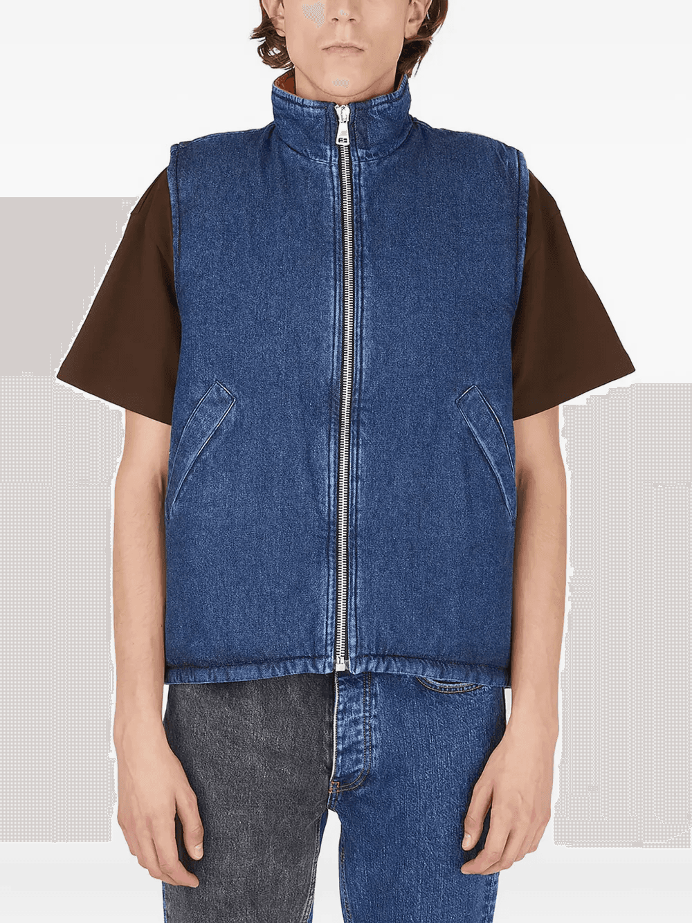 denim gilet - Image 1