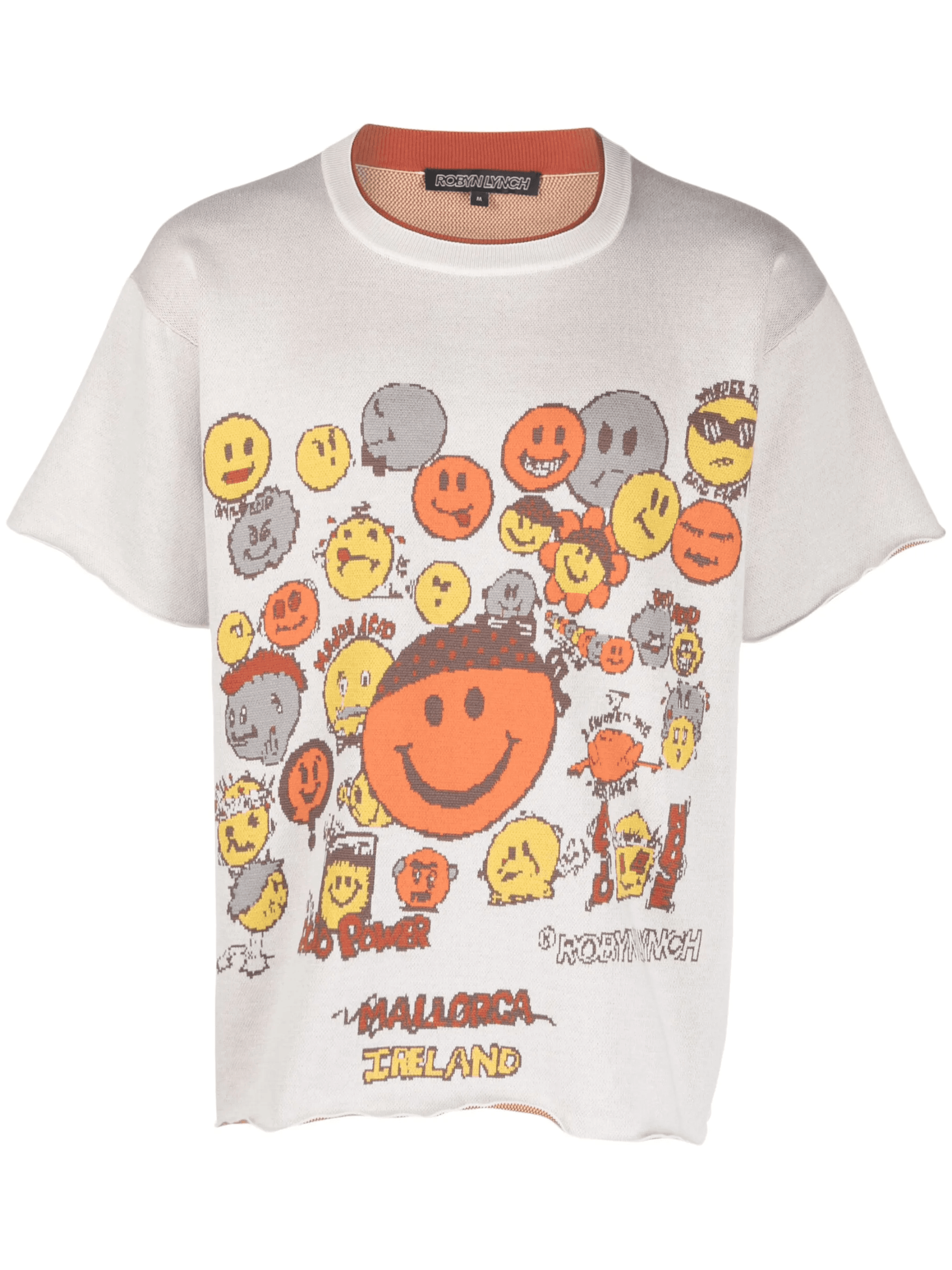 Smiley-print cotton T-shirt - Image 1